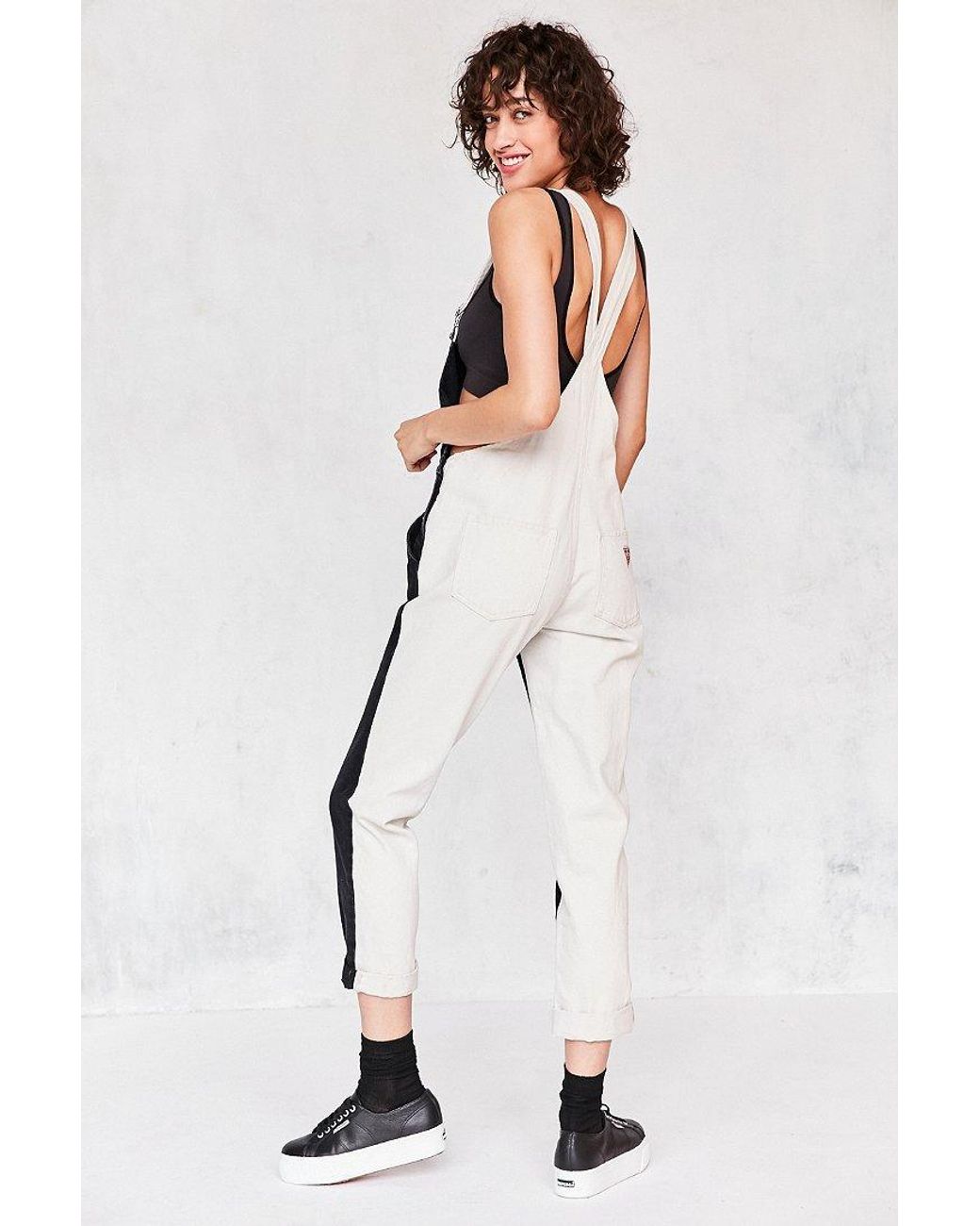 Guess clearance colorblock overalls